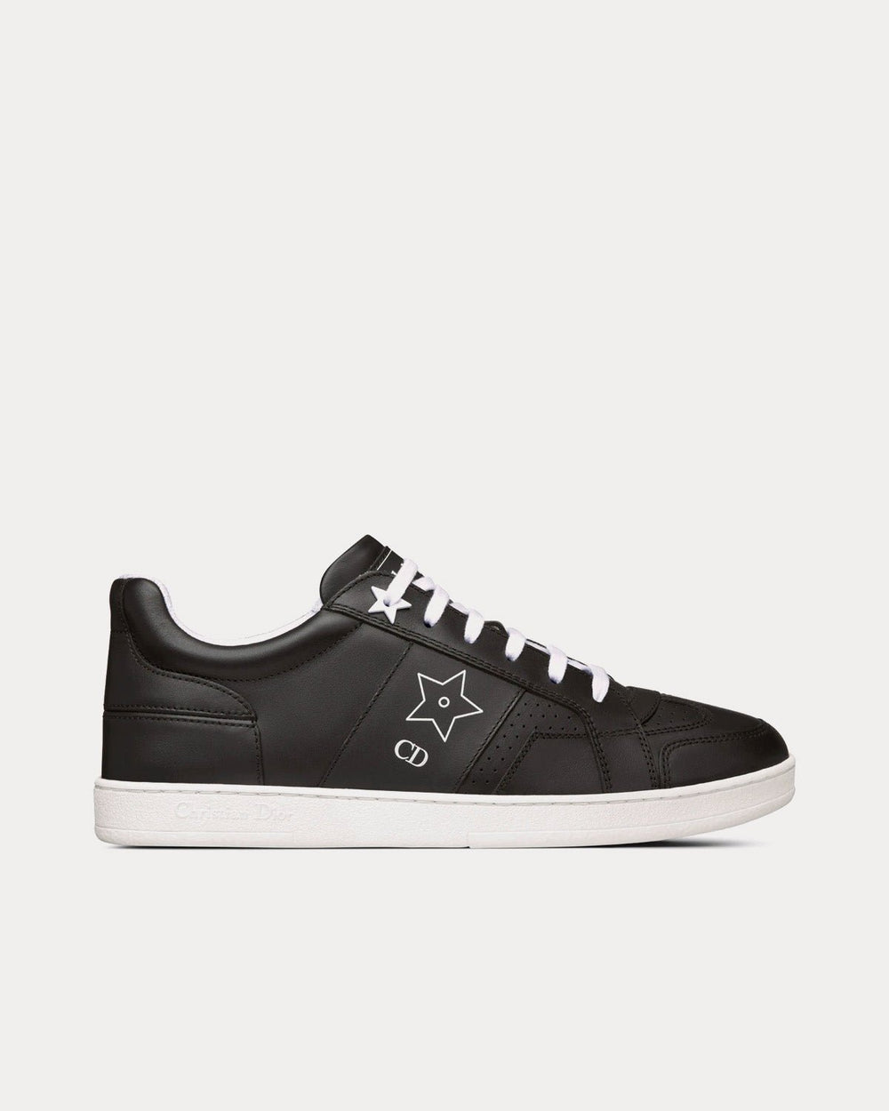 Dior Star Black Calfskin Low Top Sneakers