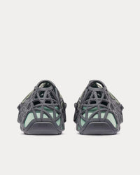 Dior Warp Anthracite Gray Cosmo Rubber with Warped Cannage Motif Sandals View 4
