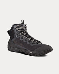 Diorizon Hiking Ankle Boot Black Technical Mesh and Rubber High Top Sneakers View 3