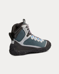 Diorizon Hiking Ankle Boot Green-Gray Technical Mesh and Black Rubber High Top Sneakers View 4