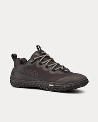 Diorizon Hiking Black Technical Mesh and Rubber Low Top Sneakers View 3