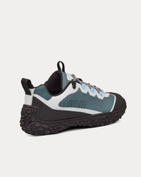 Diorizon Hiking Green-Gray Technical Mesh and Black Rubber Low Top Sneakers View 4