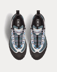 Diorizon Hiking Green-Gray Technical Mesh and Black Rubber Low Top Sneakers View 2