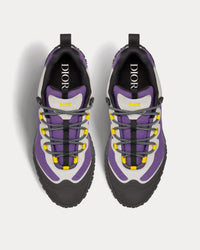 Diorizon Hiking Purple Technical Mesh with Black Rubber Low Top Sneakers View 2