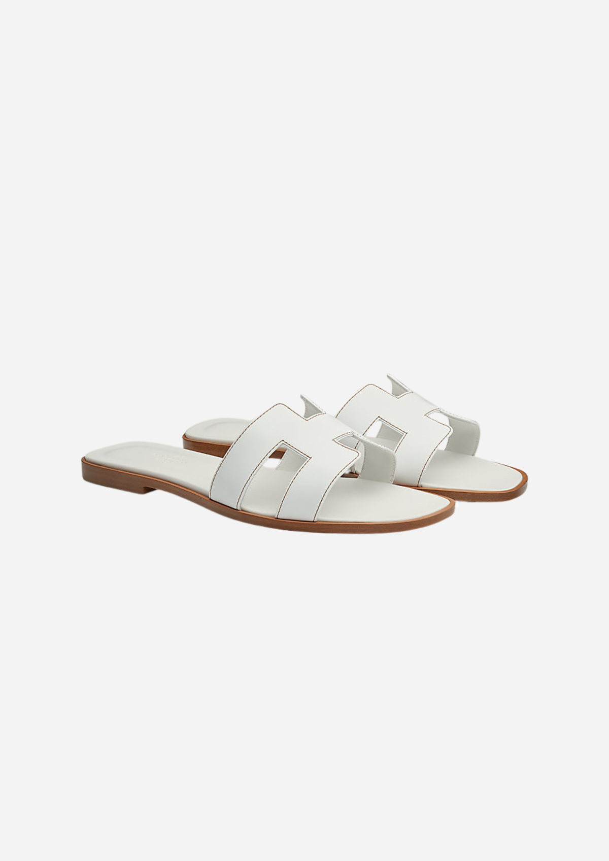 Hermès Oran Sandals White