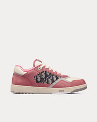 B27 Smooth Calfskin with Dior Oblique Jacquard Pink / Cream Low Top Sneakers