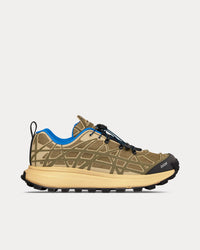 B31 Runner Technical Mesh & Rubber with Warped Cannage Motif Brown / Khaki Low Top Sneakers
