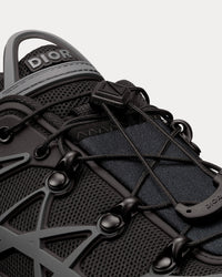 B31 Runner Technical Mesh & Rubber with Warped Cannage Motif Black / Anthracite Grey Low Top Sneakers