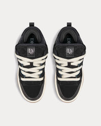 B9S Skater Limited And Numbered Edition Dior Oblique Suede and Jacquard Black Low Top Sneakers