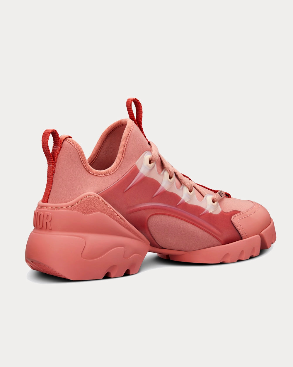 D-Connect Dark Nude Technical Fabric Low Top Sneakers