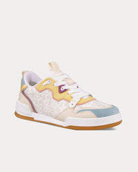 Dior One Perforated Calfskin & Suede White / Multi Low Top Sneakers