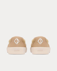 B101 Beige Suede and Smooth Calfskin Slip On Sneakers