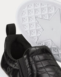 Solar Black Quilted Cannage Calfskin Slip On Sneakers