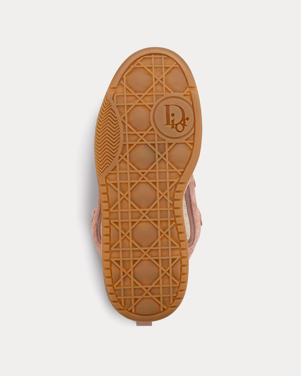 B9S Skater Limited And Numbered Edition Lilac Suede and Dior Oblique Jacquard Low Top Sneakers