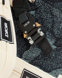 B23 Denim Camouflage Jacquard High Top Sneakers
