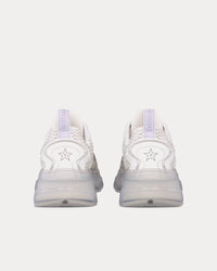 Dior Vibe Gray Dior Oblique Technical Fabric and Transparent Rubber Low Top Sneakers