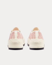 Walk'n'Dior Platform Nude Dior Oblique Embroidered Cotton Low Top Sneakers