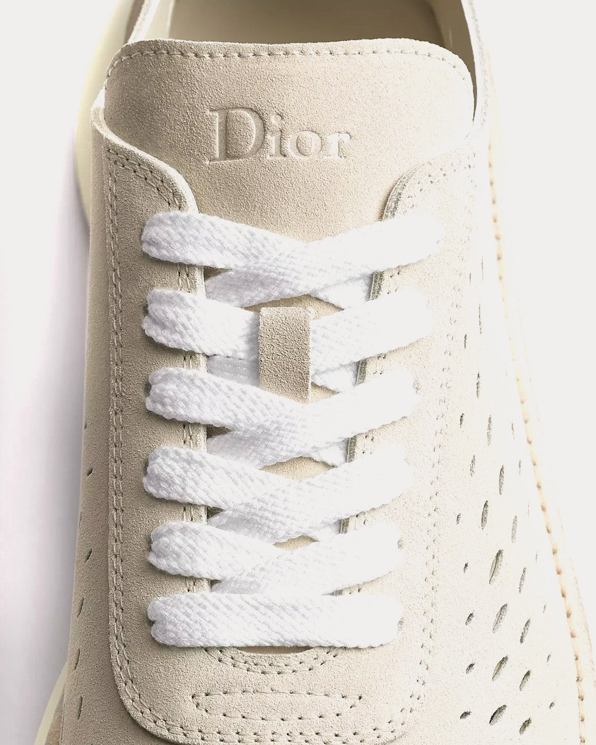 Squash Suede Cream Low Top Sneakers