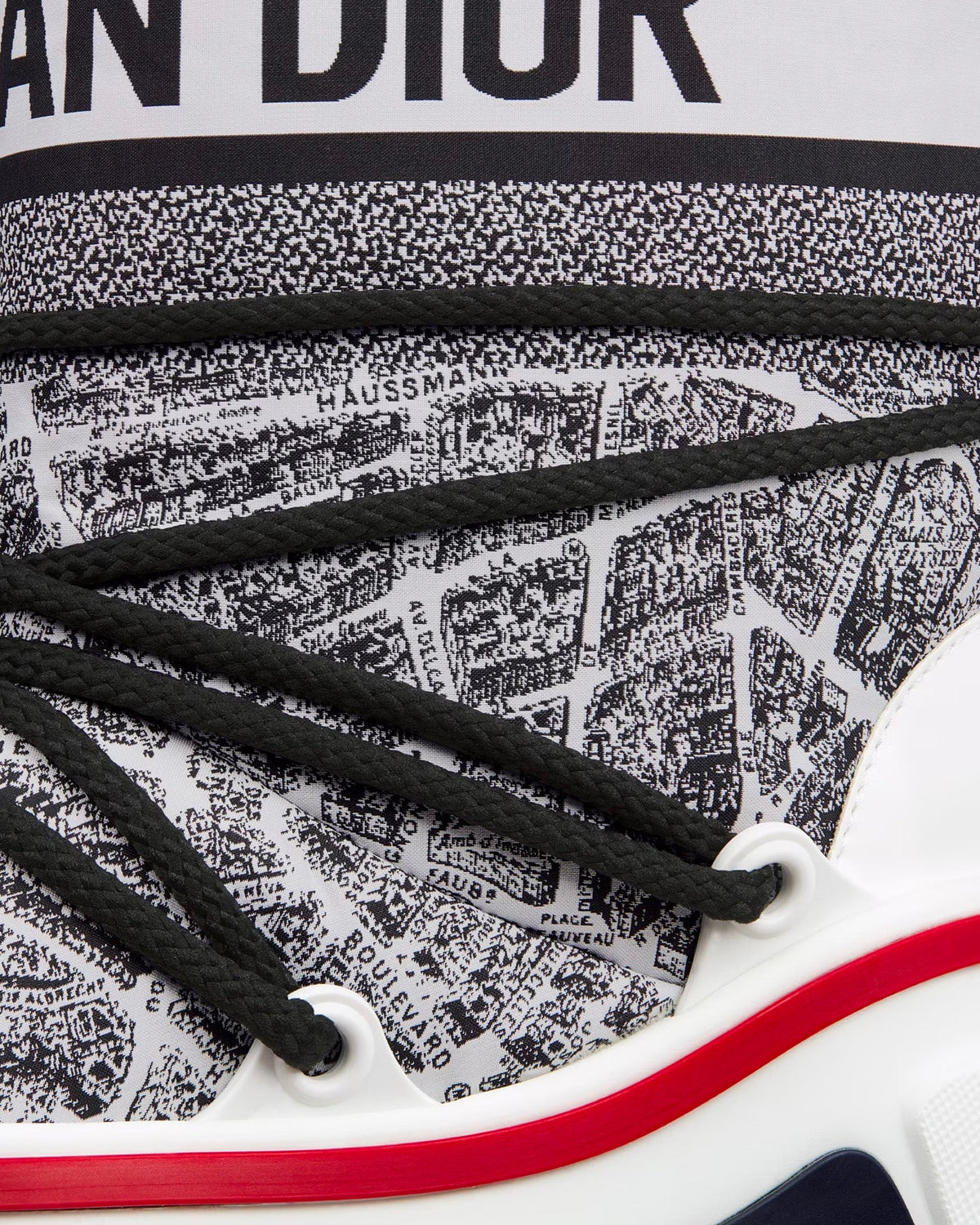 DiorAlps Plan de Paris Shiny Nylon White / Black Après-Ski Boots