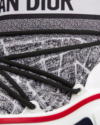 DiorAlps Plan de Paris Shiny Nylon White / Black Après-Ski Boots