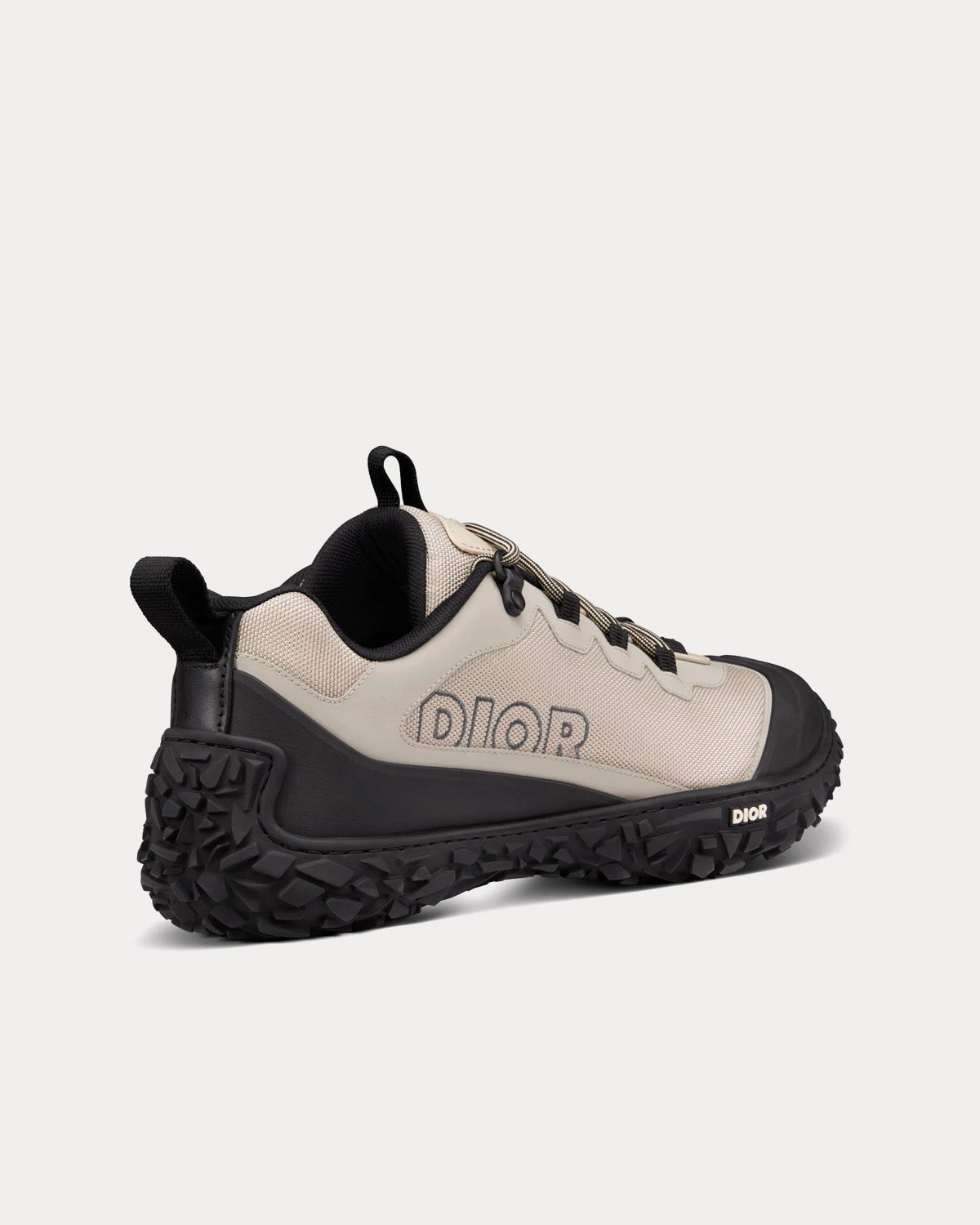 Diorizon Hiking Gray Technical Mesh and Black Rubber Low Top Sneakers