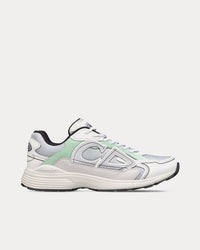 B30 Mesh & Technical Fabric Gray / Light Green / White / Black Low Top Sneakers