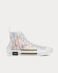 B23 Multicolor Dior Oblique Canvas High Top Sneakers