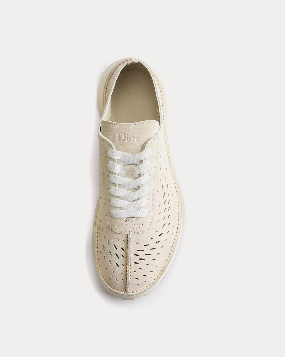 Squash Suede Cream Low Top Sneakers