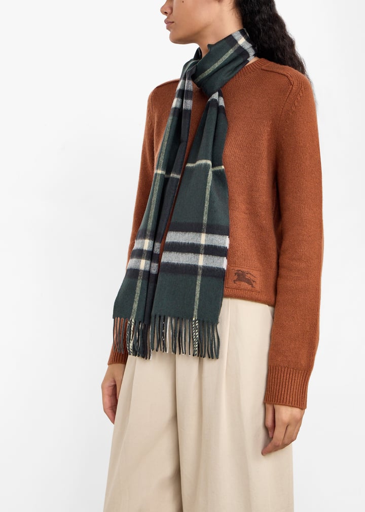 Classic Check Cashmere Scarf