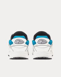 B30 Blue Mesh and White Technical Fabric Low Top Sneakers