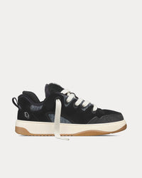 B9S Skater Limited And Numbered Edition Dior Oblique Suede and Jacquard Black Low Top Sneakers