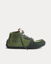 Roadie in Nubuck & Suede Green Boots