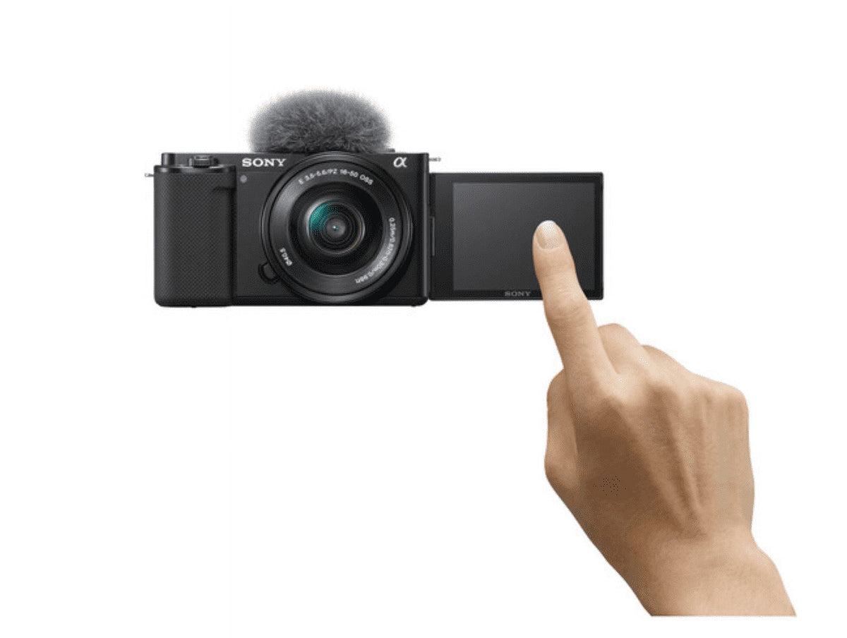 Sony ZV-E10 Mirrorless Vlogging Camera with 16-50mm Lens & 64GB Memory | New & Black | Imported Model | Sold without Manufacturer Warranty