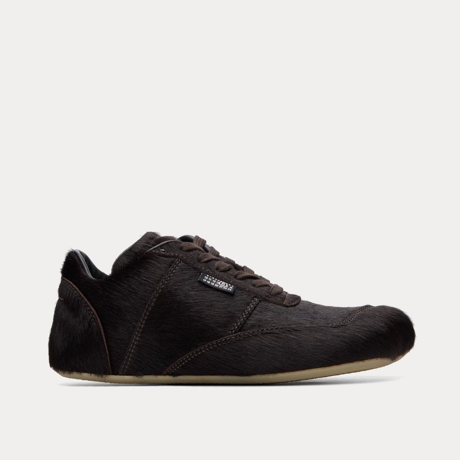 Anatomic Calf-Hair Dark Brown Low Top Sneakers