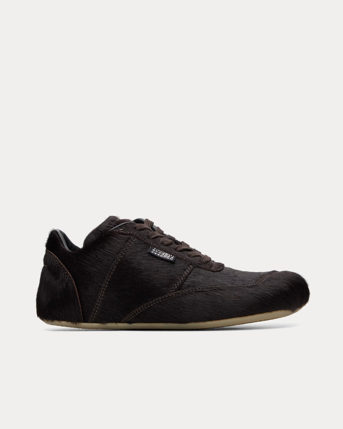 Anatomic Calf-Hair Dark Brown Low Top Sneakers