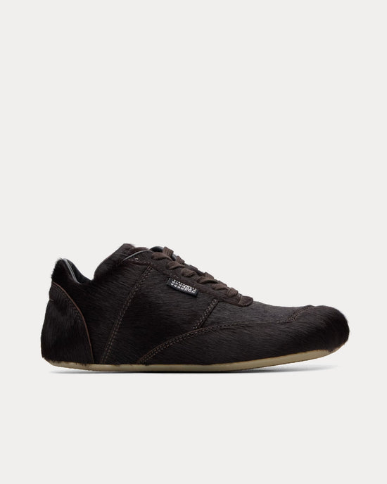 Anatomic Calf-Hair Dark Brown Low Top Sneakers