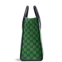 GG Canvas Interlocking G Tote Bag - Green