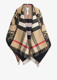 Luxury Reversible EKD Check Cape