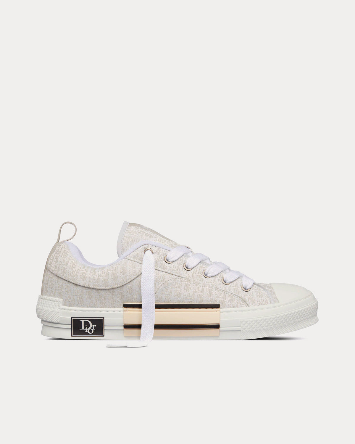 B23 Skater Cream Dior Oblique Jacquard Low Top Sneakers