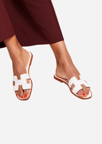 Hermès Oran Sandals White
