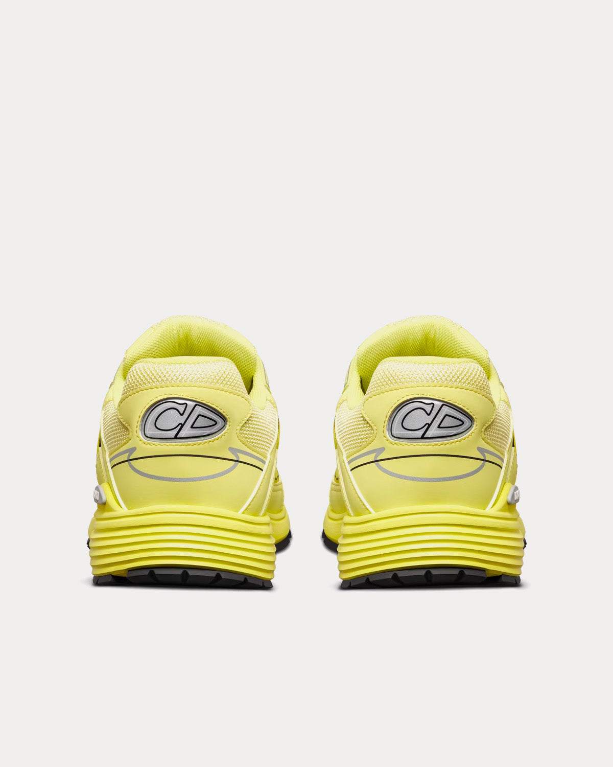 B30 Yellow Mesh and Technical Fabric Low Top Sneakers