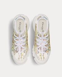 D-Connect Multicolor Technical Fabric with Rêve d'Infini Print Low Top Sneakers