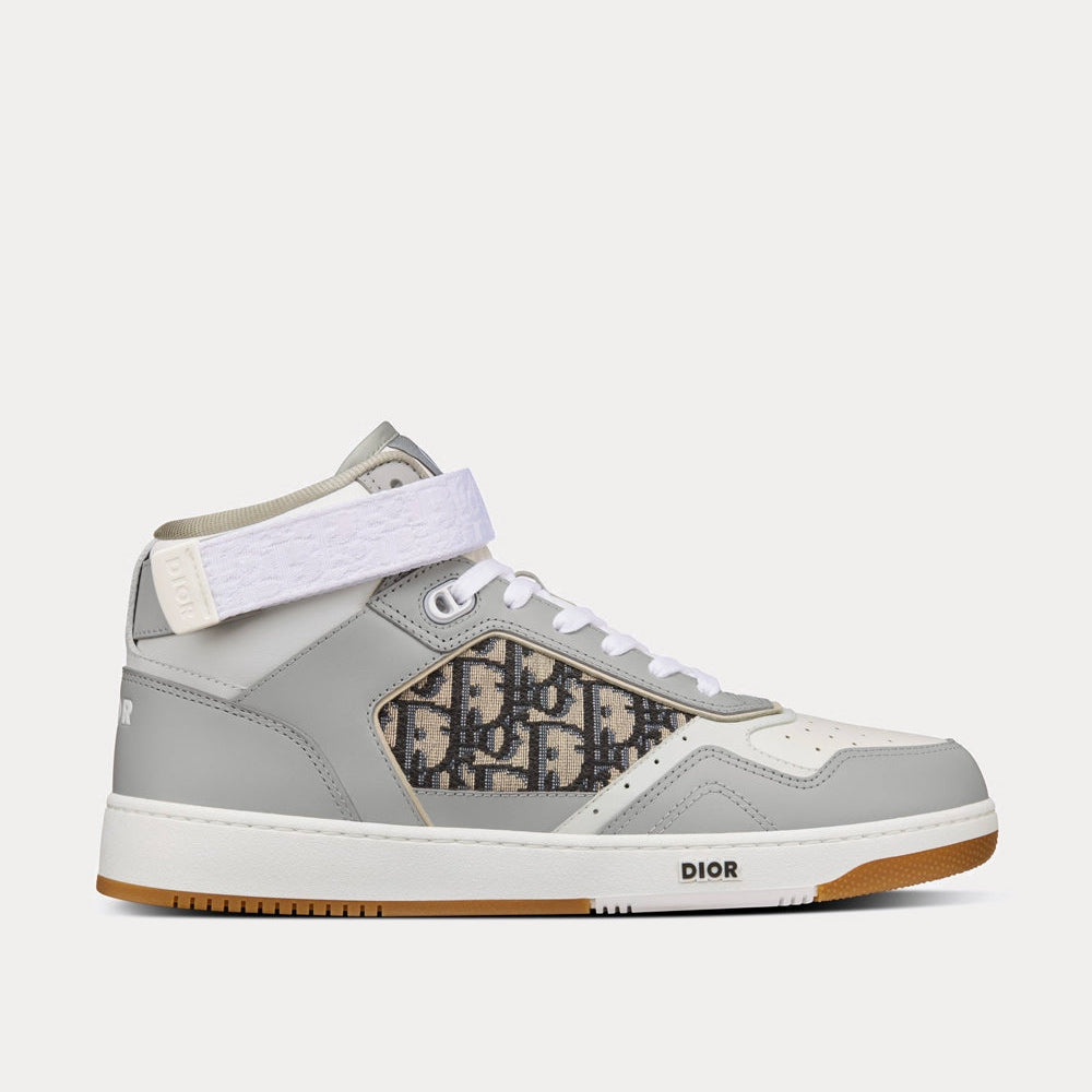B27 Grey & White High Top Sneakers