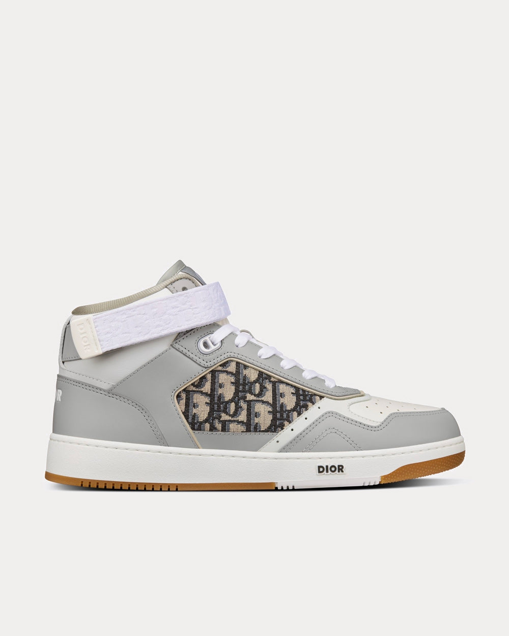 B27 Grey & White High Top Sneakers