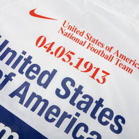 USA V.A.A. Anthem Jacket - White/Deep Royal Blue