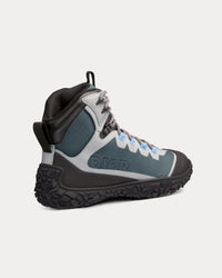 Diorizon Hiking Ankle Boot Green-Gray Technical Mesh and Black Rubber High Top Sneakers
