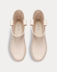 Garden Beige Rubber with Dior Oblique Motif Rain Boots