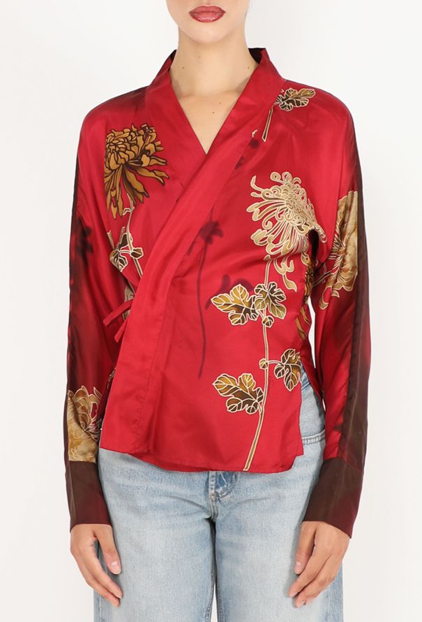 Gucci Tom Ford Silk Kimono, S/S 2001