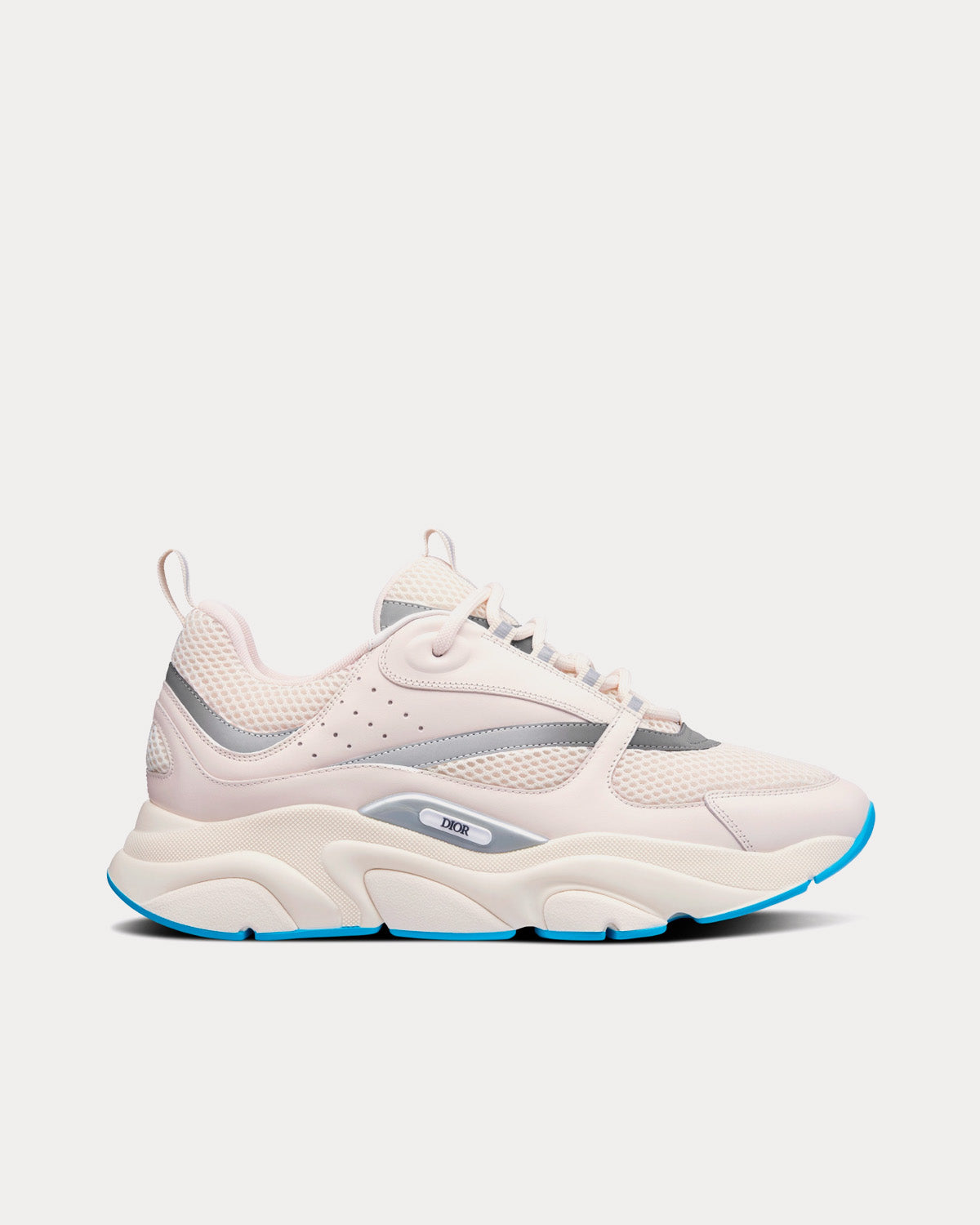 B22 Cream Technical Mesh and Smooth Calfskin Low Top Sneakers