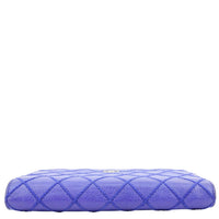 Fancy CC Quilted Calfskin Leather Wallet On Chain Bag Royal Blue View 4